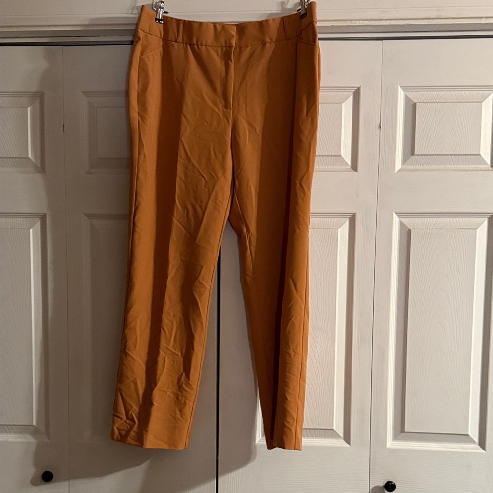 Chico's women’s Burnt Orange Chinos